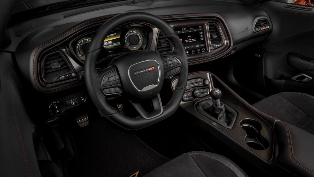 2020 Dodge Challenger SRT Hellcat interior and cockpit design