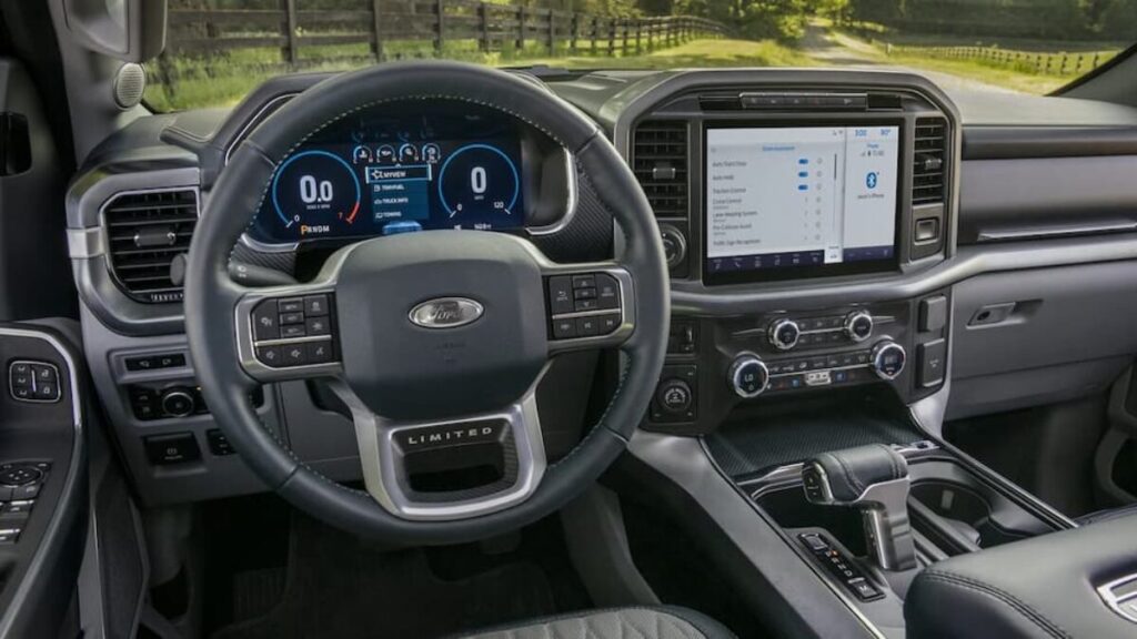 2023 Ford F-150 interior dashboard and cabin design