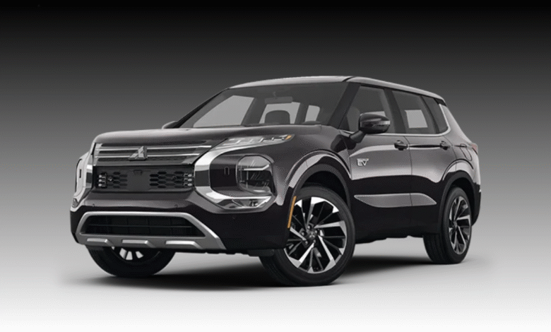 Mitsubishi Outlander 2023 PHEV electric car.