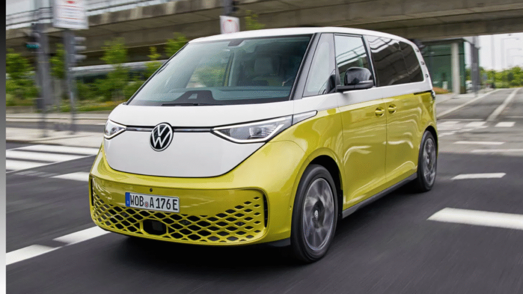 alt="Volkswagen ID. Buzz electric van – top EVs of 2025