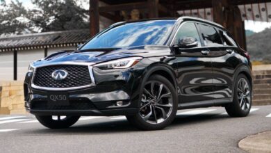 2023 Infiniti QX50 front three-quarter view