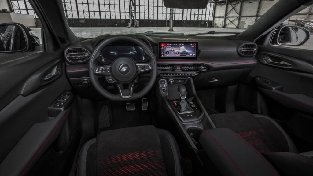 2023 Dodge Hornet interior with digital display and touchscreen