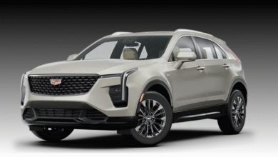 2023 Cadillac XT4 front three-quarter view in silver