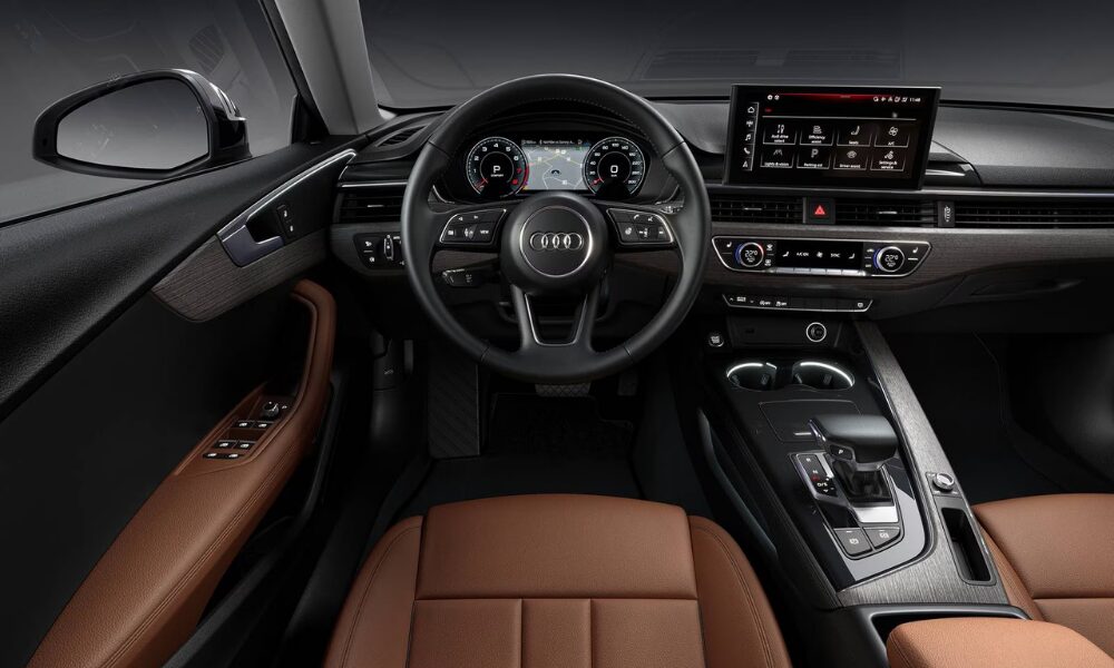 2023 Audi A5 interior cabin with Virtual Cockpit and 10.1-inch infotainment screen