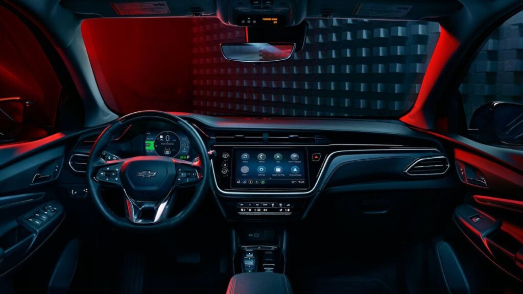 2023 Chevrolet Bolt EUV interior digital dashboard and modern cabin layout