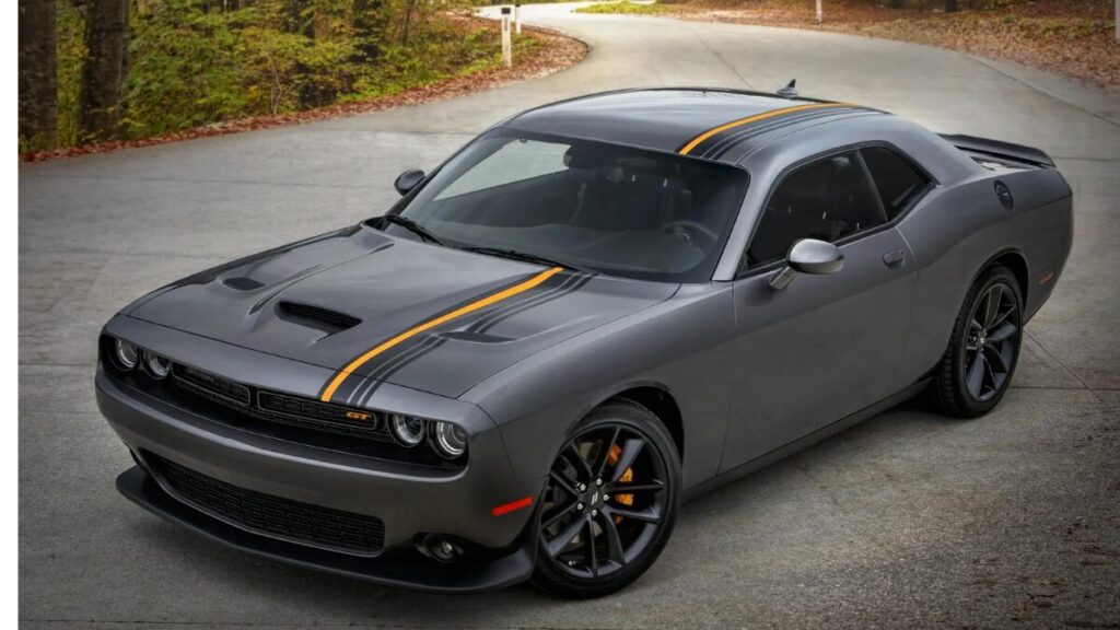2023 Dodge Challenger SRT Demon 170 parked in a dramatic performance setting before its discontinuation