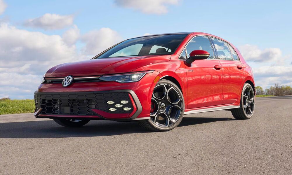 front view with LED headlights