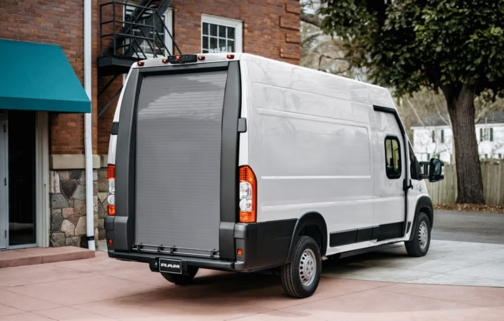 The 2024 Ram ProMaster EV – a modern all-electric commercial van.