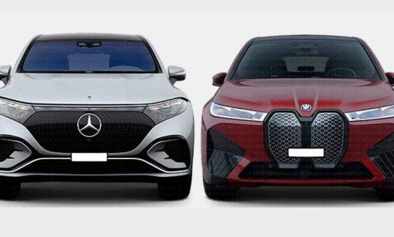 Mercedes EQS vs BMW iX (2025) Review: Late to the EV Party, But Better Than Ever
