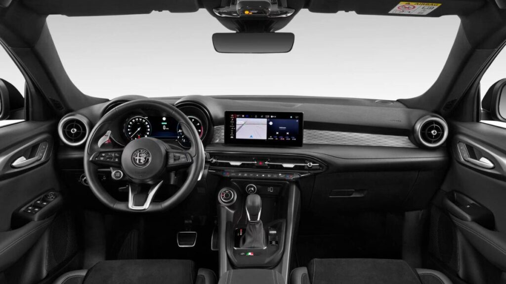 2025 Alfa Romeo Tonale interior with digital displays and premium materials