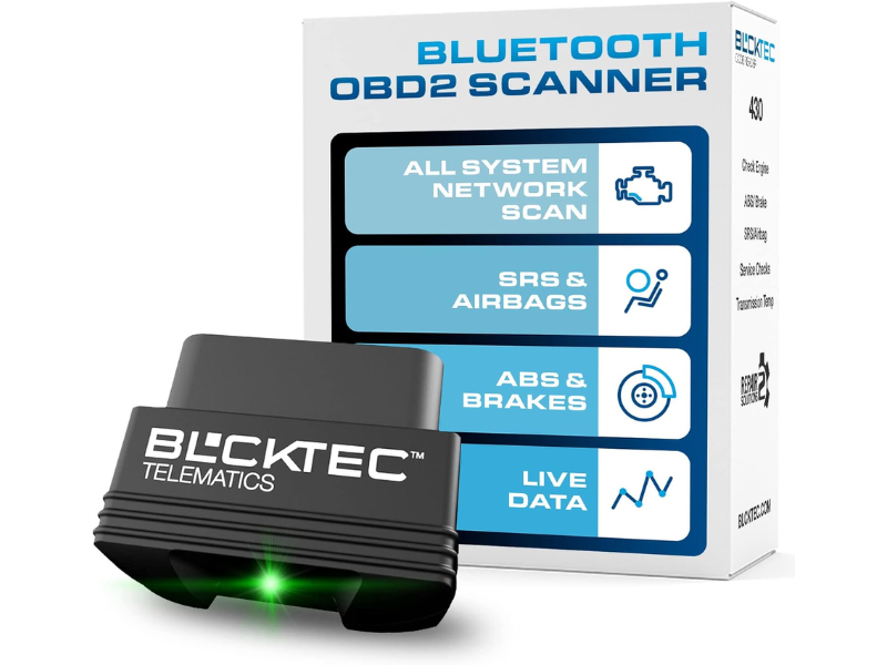BLCKTEC 430 Bluetooth OBD2 scanner ranked among the best car accessories 2025 for diagnostics