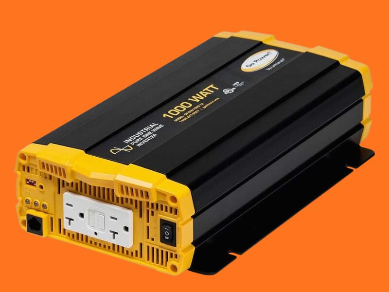 Go Power 1500W Industrial Pure Sine Wave Inverter with dual GFCI outlets