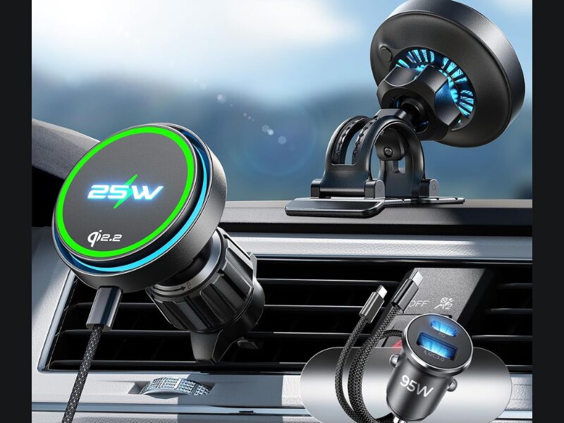 Qi2.2 25W MagSafe Car Mount Charger