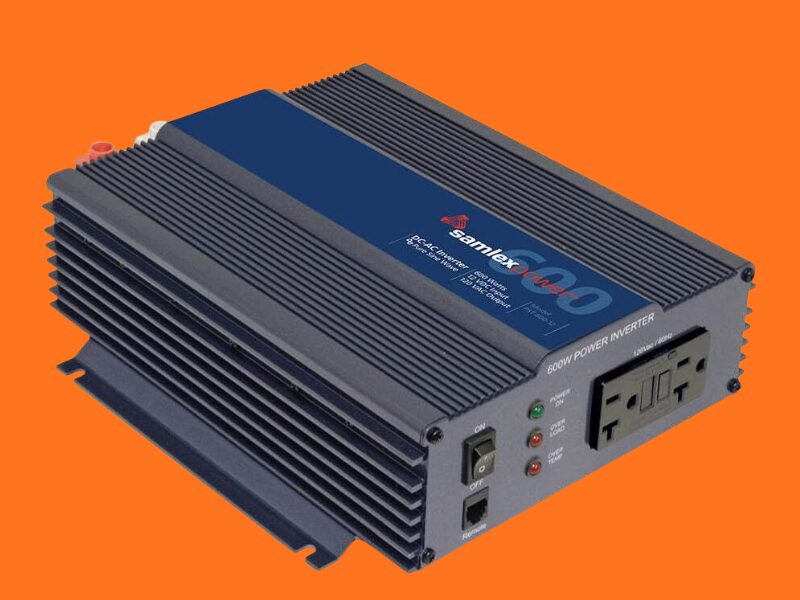 Samlex PST-600-12 compact pure sine wave inverter for camping and emergency use