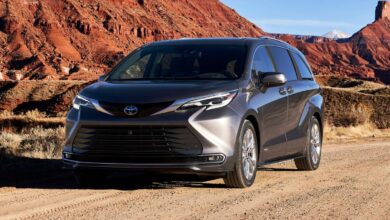 2022 Toyota Sienna Minivan front view