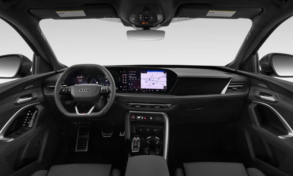 2025 Audi SQ5 of the interior cabin and premium dashboard layout