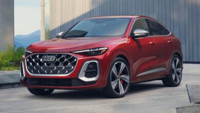 2025 Audi SQ5 review showcasing the front exterior design and sporty stance