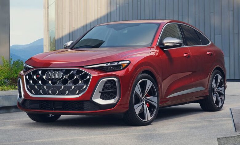 2025 Audi SQ5 review showcasing the front exterior design and sporty stance