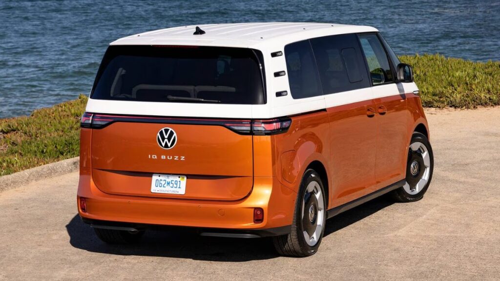 2022 Volkswagen ID. Buzz Cargo rear design with cargo access doors