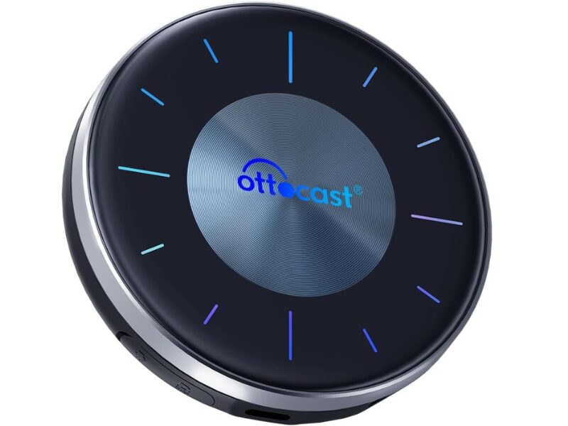OTTOCAST P3 OttoAiBox wireless CarPlay adapter and Android AI box with HDMI output