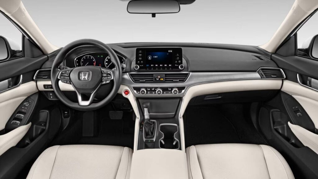 2022 Honda Accord Sport Edition interior cabin dashboard