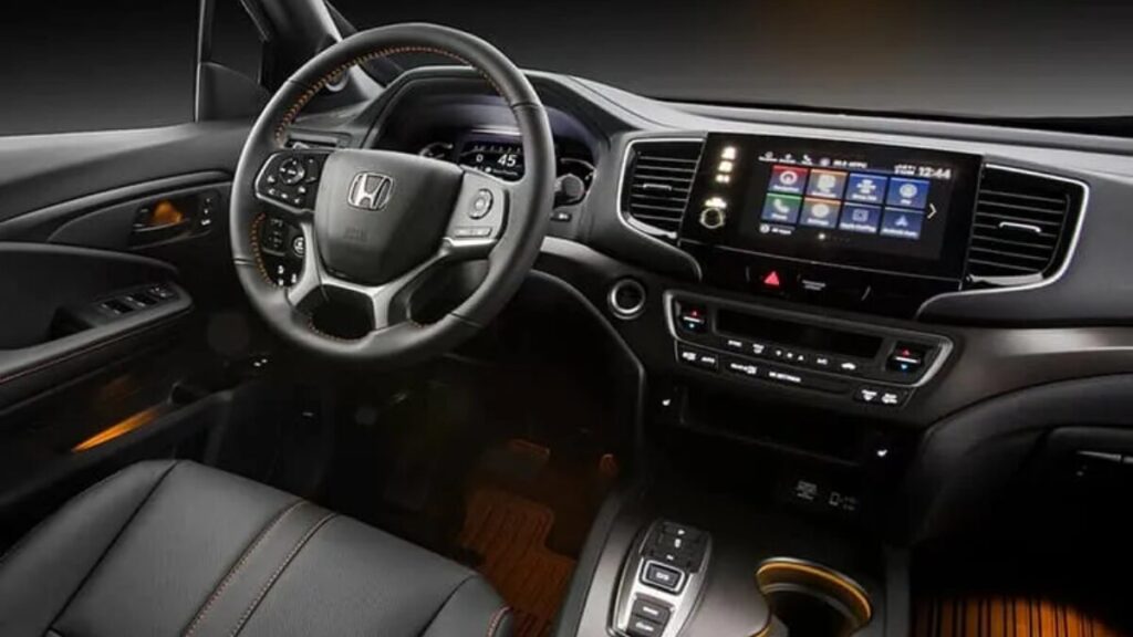 2023 Honda Passport interior featuring spacious cabin comfortable seating and user-friendly technology