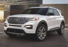 2023 Ford Explorer front three-quarter view showcasing exterior styling