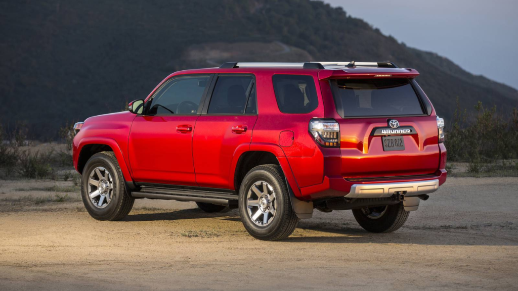 2023 Toyota 4Runner rear three quarter view