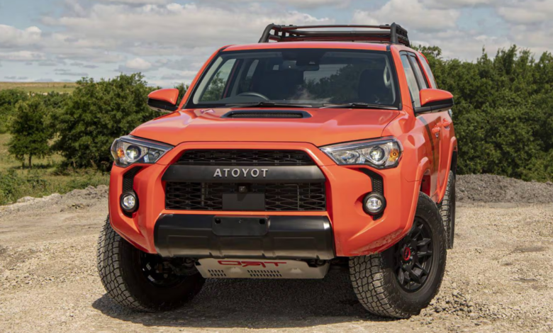 2023 Toyota 4Runner front three quarter view