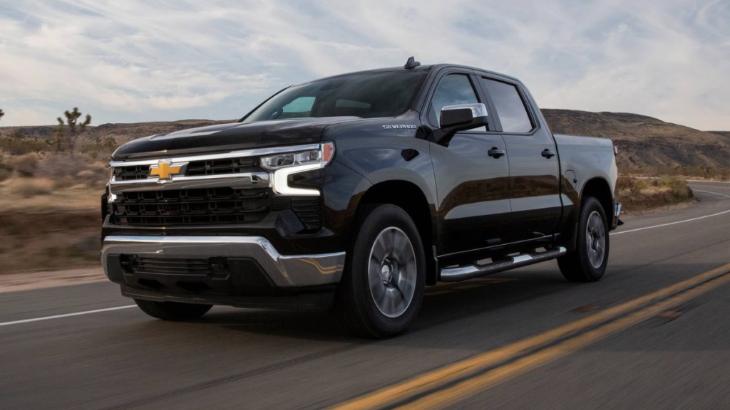 2026 Chevrolet Silverado 1500 driving