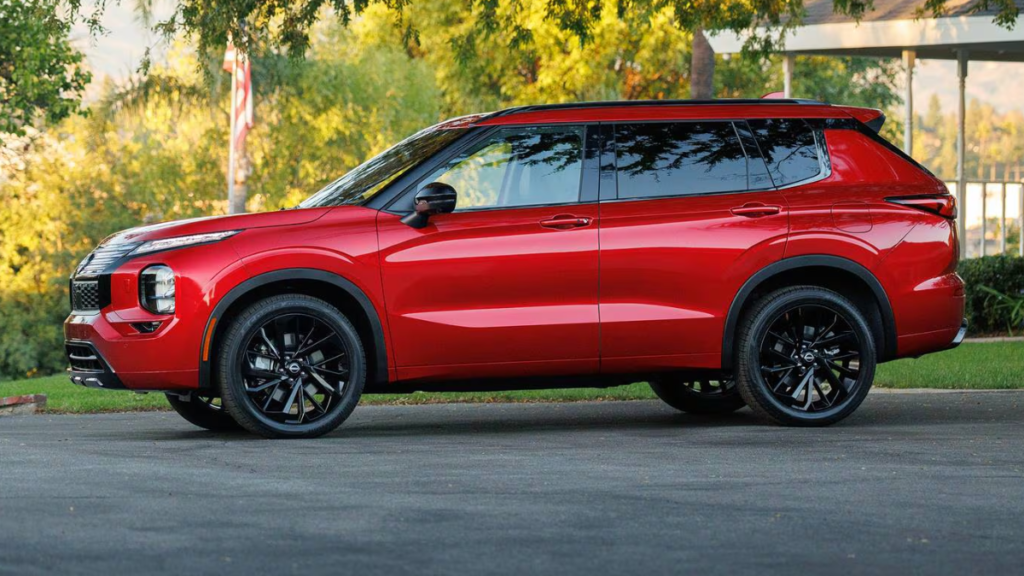 SUV side profile with alloy wheels