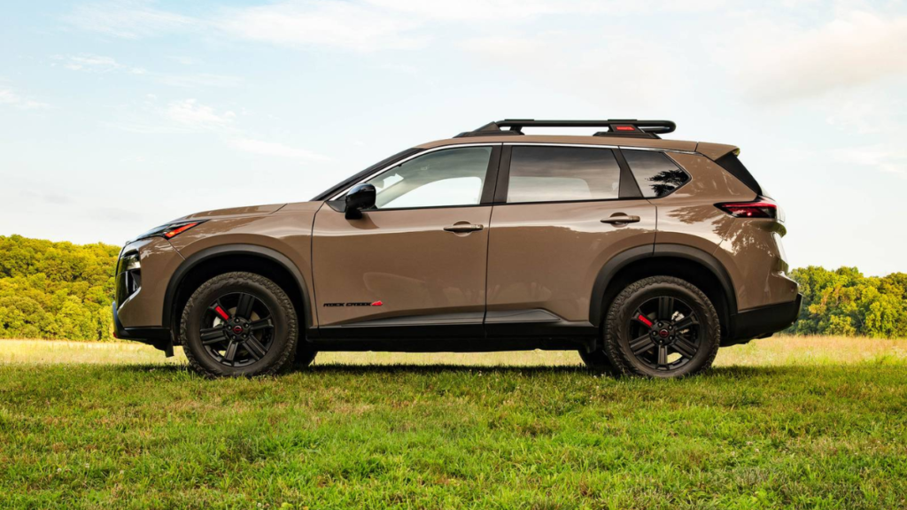 2026 Nissan Rogue side view showing SUV profile