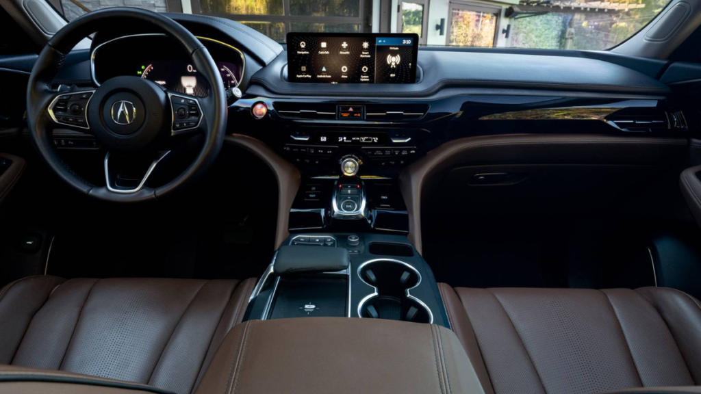 Acura MDX Type S interior and dashboard