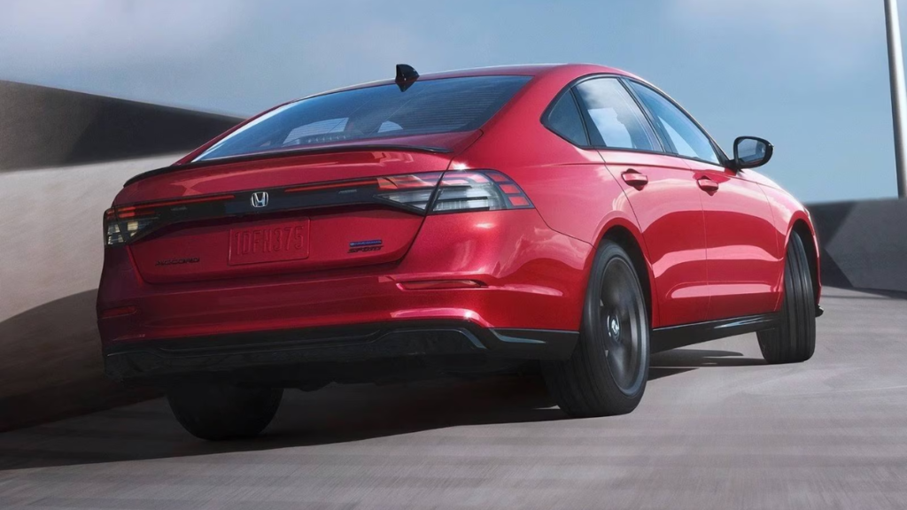 2026 Honda Accord rear view showing the taillights and trunk design
